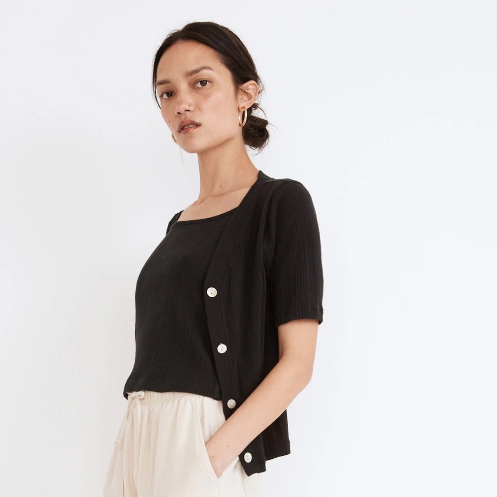 NWT Madewell Pointelle Cardigan Twin Set